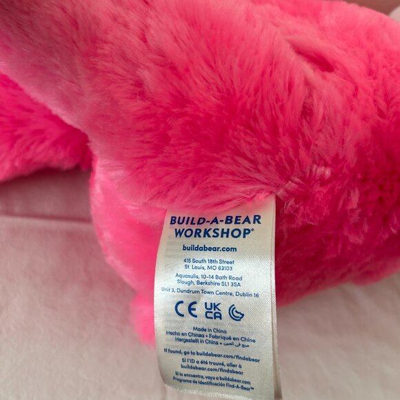 Build A Bear 2023 Barbie Movie Pink Plush Bear Limited Edition BAB HTF - Picture 6 of 7